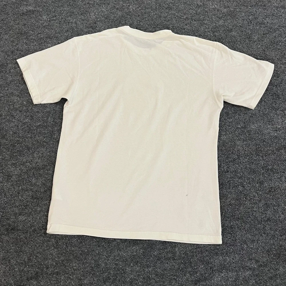 Nike T-Shirt Mens Size S Off White Basketball Graphic Logo Short Sleeve Athletic